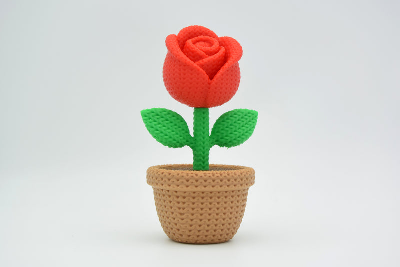 Knitted Rose - Valentine's Day - image 2