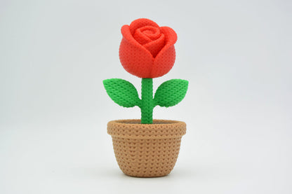 Knitted Rose - Valentine's Day - image 2