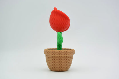 Knitted Rose - Valentine's Day - image 3