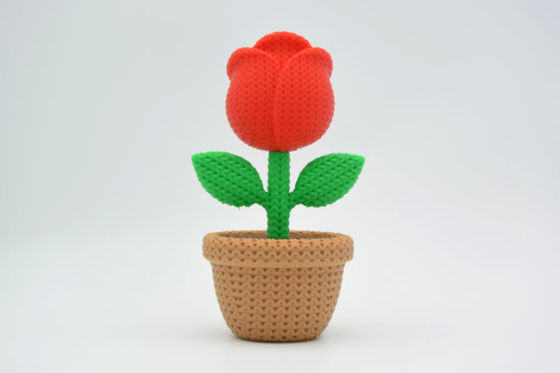 Knitted Rose - Valentine's Day - image 4