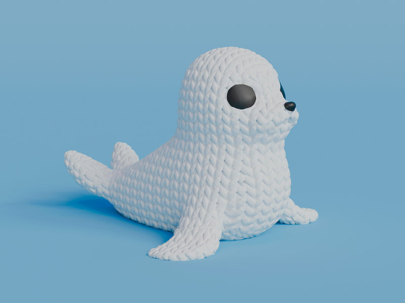 Knitted Seal - image 3