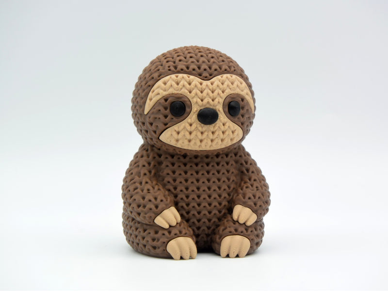Knitted Sloth - 3D printed home decor