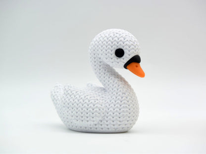 Knitted Swan - 3D printed home decor