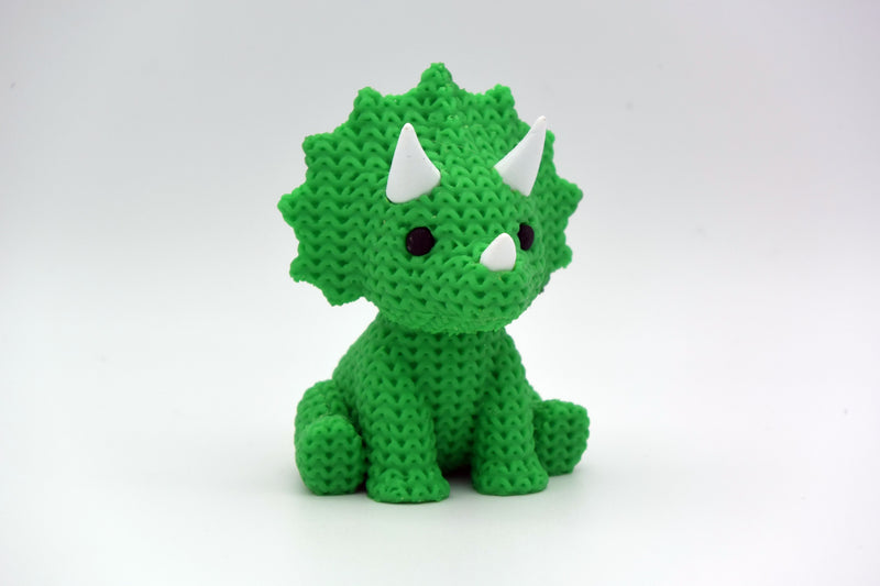 Knitted Triceratops Dinosaur - image 2
