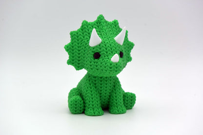 Knitted Triceratops Dinosaur - image 2