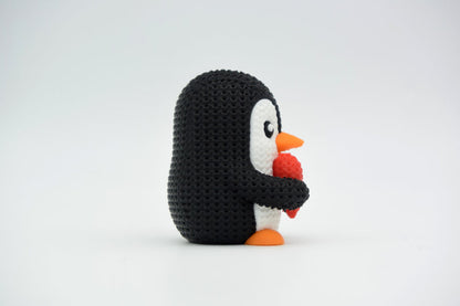 Knitted Valentine's Day Penguin - image 2