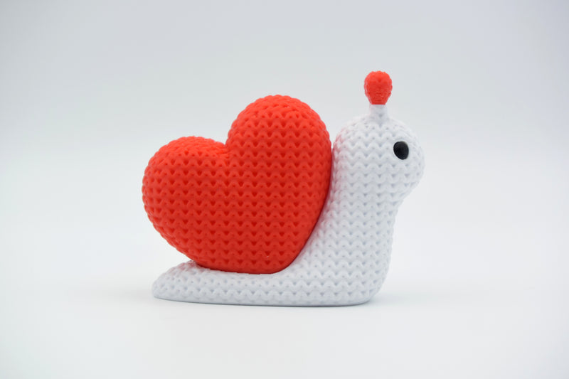 Knitted Valentine's Day Snail - image 2