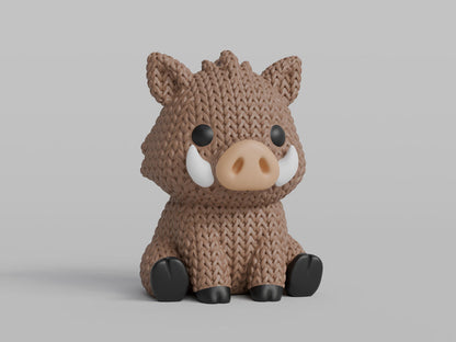 Knitted Wild Boar - image 4